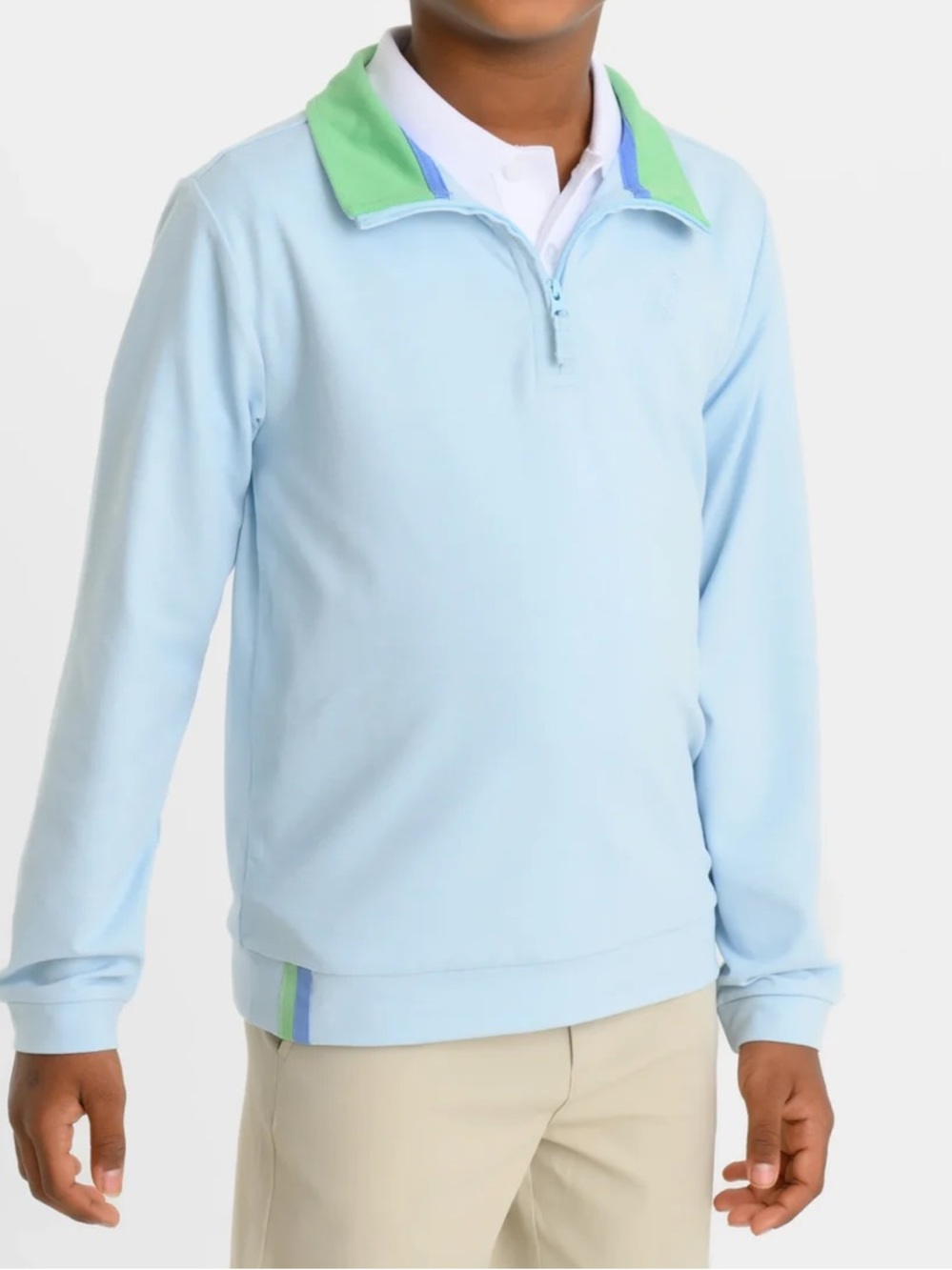 ❤️ BUCKHEAD BLUE PREPLETIC HAYWORD HALF ZIP